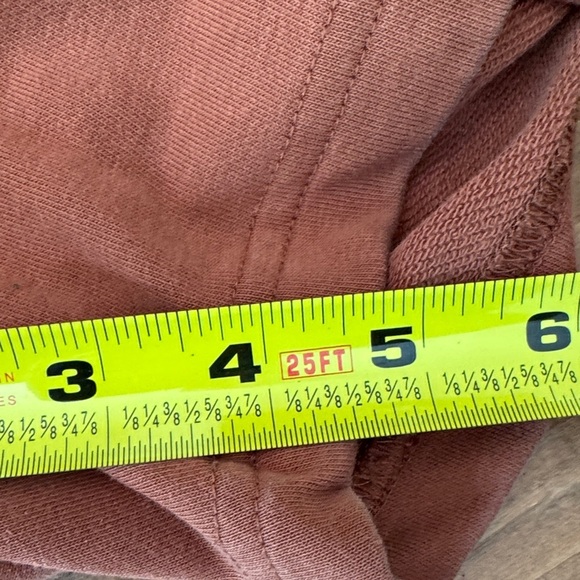 Men's Athletic Shorts in Rust with White Drawstring - Picture 8 of 11